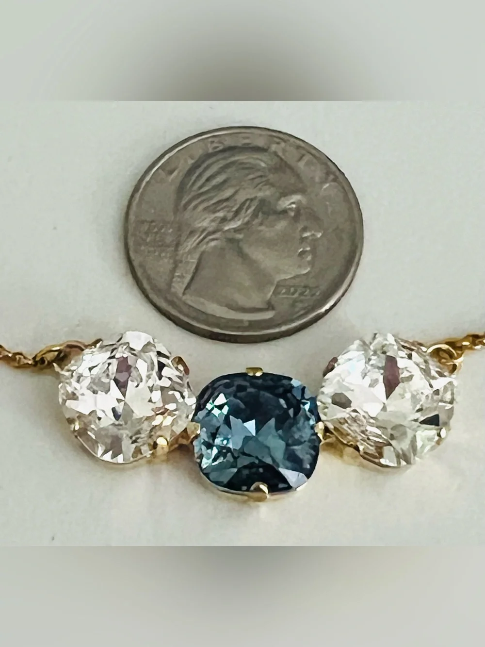 JOJO Loves You❤️ Crystal Trio Necklace